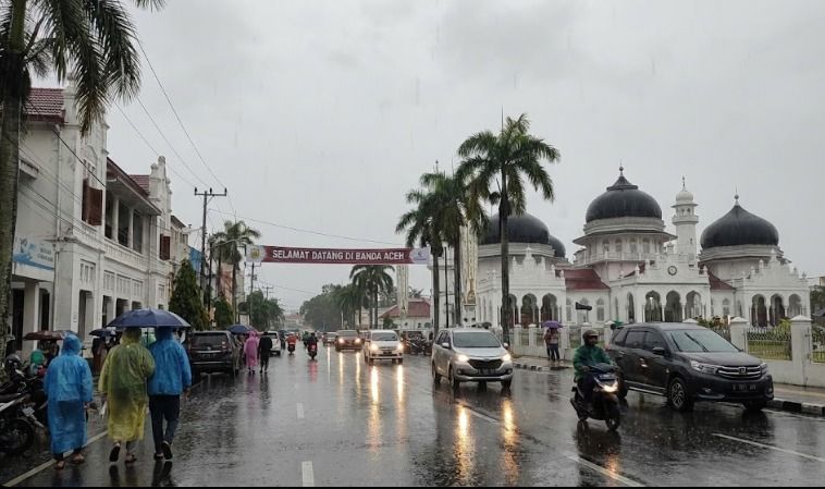 Hujan Ringan hingga Sedang Diprakirakan Guyur Sejumlah Wilayah Aceh