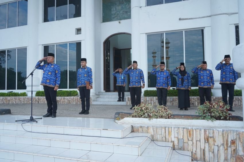 &lrm;Wakil Bupati Asahan Pimpin Apel Hari Kesadaran Nasional