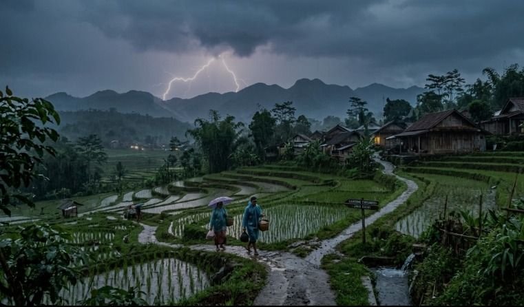 Sebagian Besar Wilayah Jawa Barat Diguyur Hujan, Cirebon dan Majalengka Berpotensi Hujan Petir