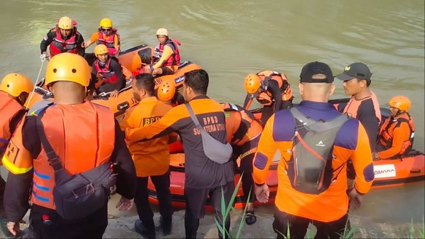 Satu Korban Hanyut di Sungai Silau Kisaran Timur Ditemukan, Tim SAR Terus Cari Korban Lain