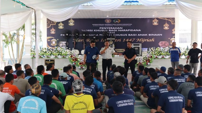 Sambut Idul Fitri 1447 H, Kalapas Labuhan Ruku Berikan Arahan Kunjungan Lebaran kepada Warga Binaan