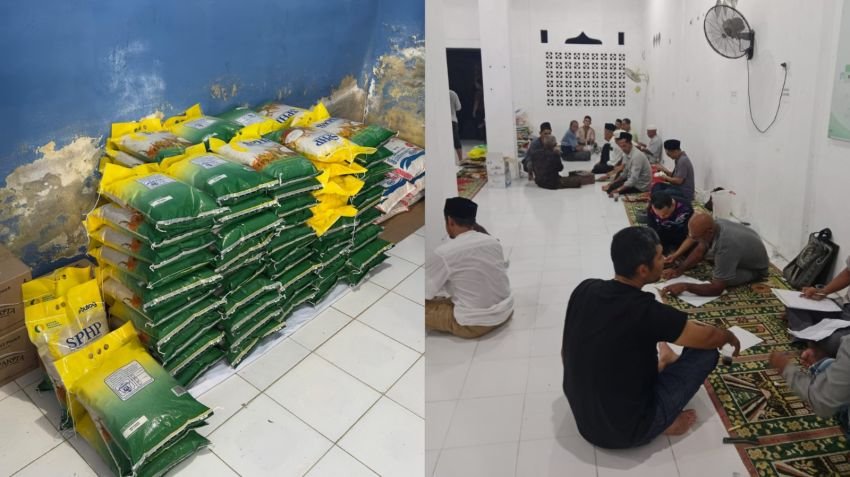 6 Ton Zakat Fitrah Gampong Lam Lumpu Langsung Dibagikan ke Mustahiq, Warga Bersyukur!