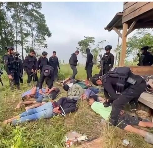 Tambang Emas Ilegal di Perbatasan Tapsel&ndash;Madina Digerebek, 7 Orang Diamankan