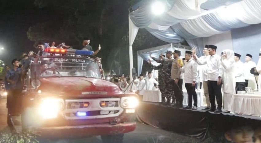 Pemko Tanjungbalai Gelar Pawai Takbir, Ribuan Warga Antusias Sambut Idul Fitri