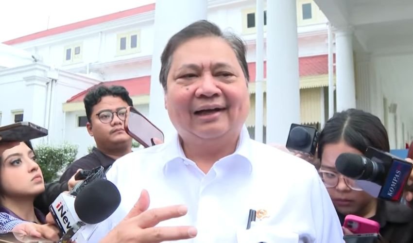 Airlangga Hartarto Bahas Efisiensi Anggaran dan Penerimaan Negara di Istana, Hasil Rapat Dilaporkan ke Presiden Prabowo