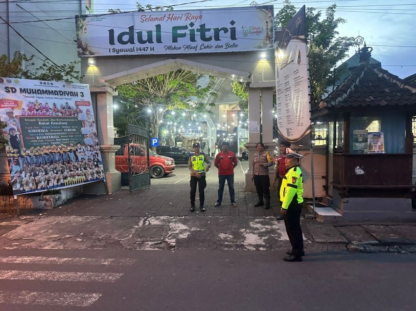 Operasi Ketupat Agung 2026: Polda Bali Kerahkan 56 Personel Jaga Malam Takbiran di Masjid Baitul Makmur