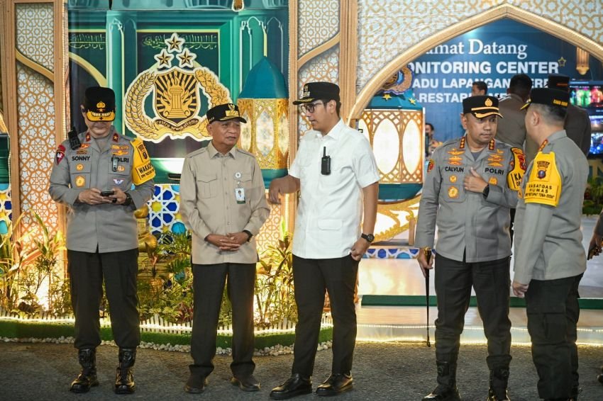 Wagub Sumut Dampingi Kapolri Tinjau Pos Pengamanan Idulfitri 2026 di Medan, Pastikan Mudik Aman dan Lancar