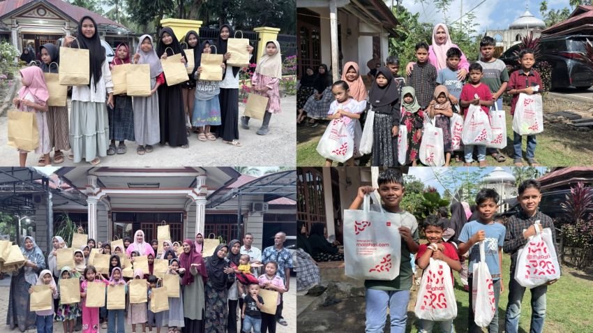 Ketua TP PKK Aceh Kunjungi Anak Korban Banjir di Bireuen Jelang Idul Fitri