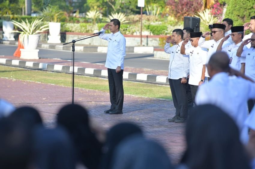 Apel Perdana Pascalebaran, Sekda Aceh Ingatkan: ASN Harus Lebih Cepat dan Berdampak!