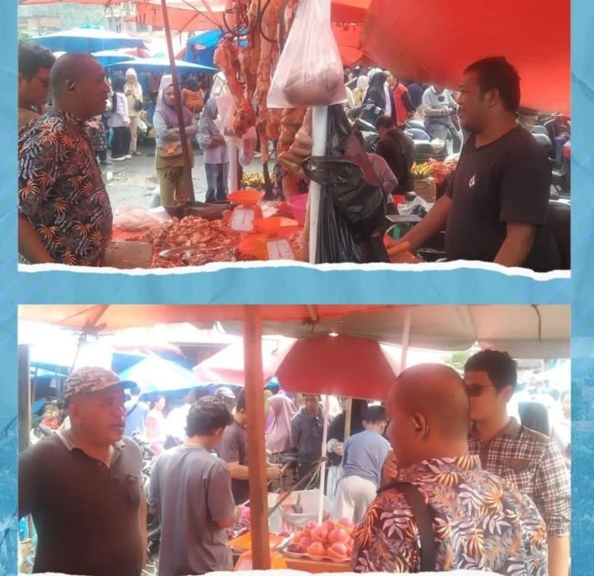 Sat Intelkam Turun Langsung ke Pasar, Pastikan Ketersediaan dan Harga Sembako di Padangsidimpuan Aman Jelang Idulfitri