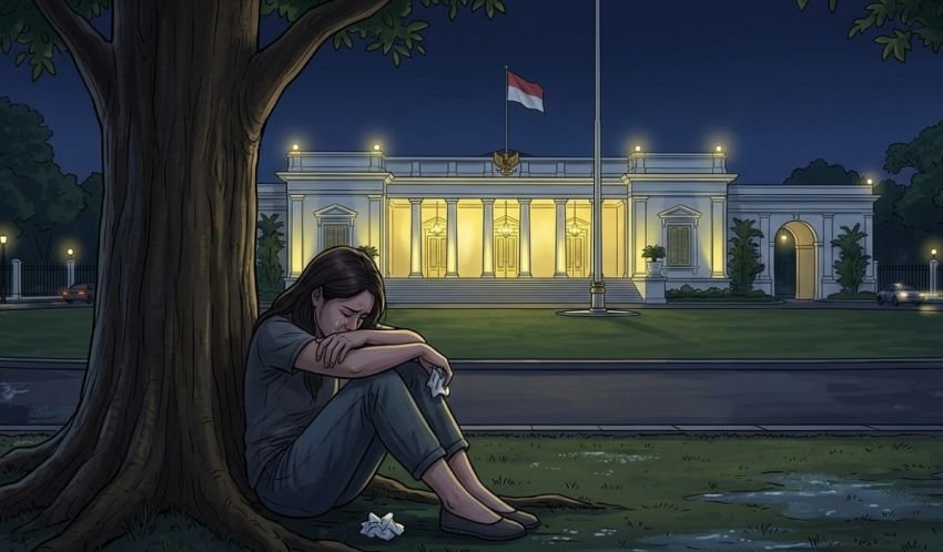 Seorang Perempuan Diduga Hendak Akhiri Hidup di Istana Merdeka, Ternyata Simpan Luka Berat