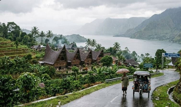Sebagian Besar Wilayah Sumatera Utara Diguyur Hujan Ringan, Suhu Capai 35 Derajat Celsius