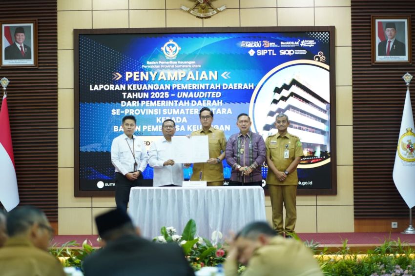 Pemerintah Daerah Sumut Serahkan LKPD 2025 ke BPK, Fokus Perbaiki Tata Kelola Keuangan
