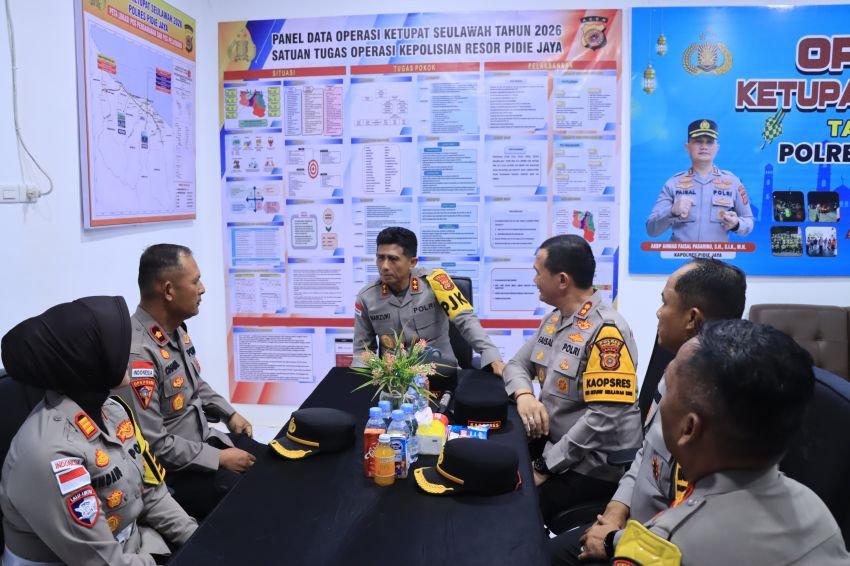 Kapolda Aceh Pantau Kesiapan Pos Pelayanan Mudik, Minta Pemudik Hati-hati Demi Keselamatan