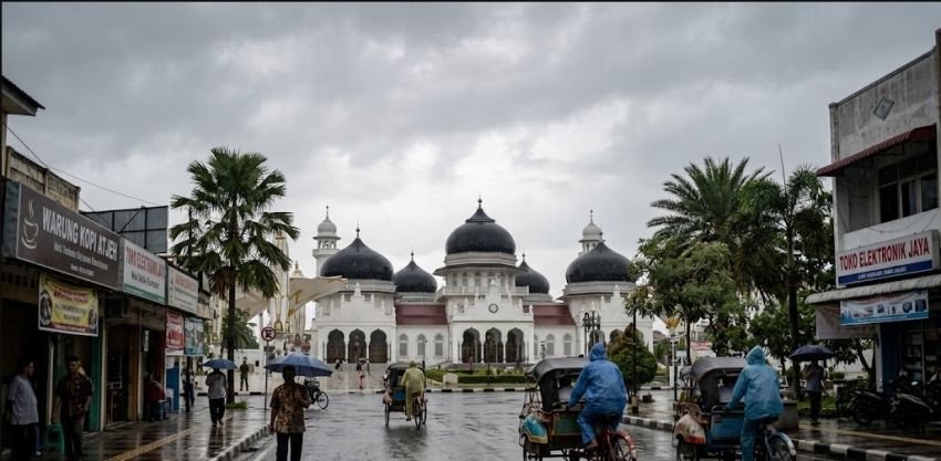 Sebagian Besar Wilayah Aceh Diguyur Hujan Ringan, Sejumlah Daerah Berawan