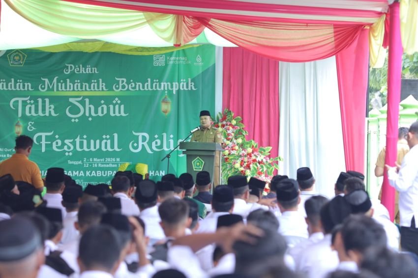 WAKIL BUPATI ASAHAN HADIRI RAMADHAN MUBARAK BERDAMPAK DAN PASAR MURAH