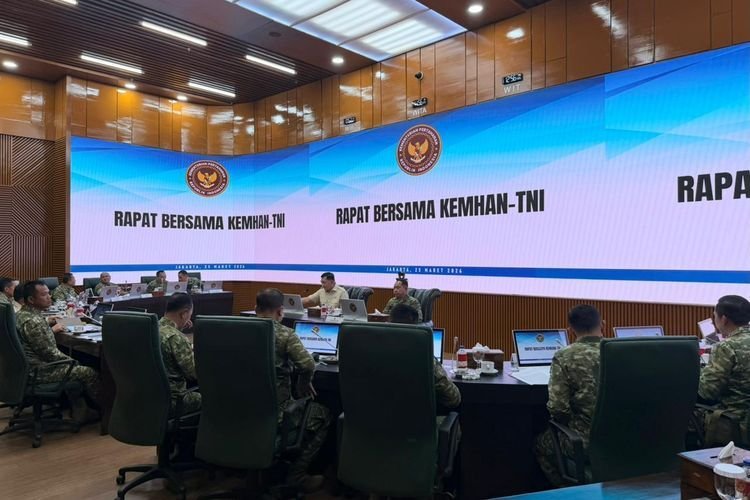 Kemhan dan TNI Gelar Rakor Tindak Lanjuti Arahan Presiden soal Penegakan Hukum