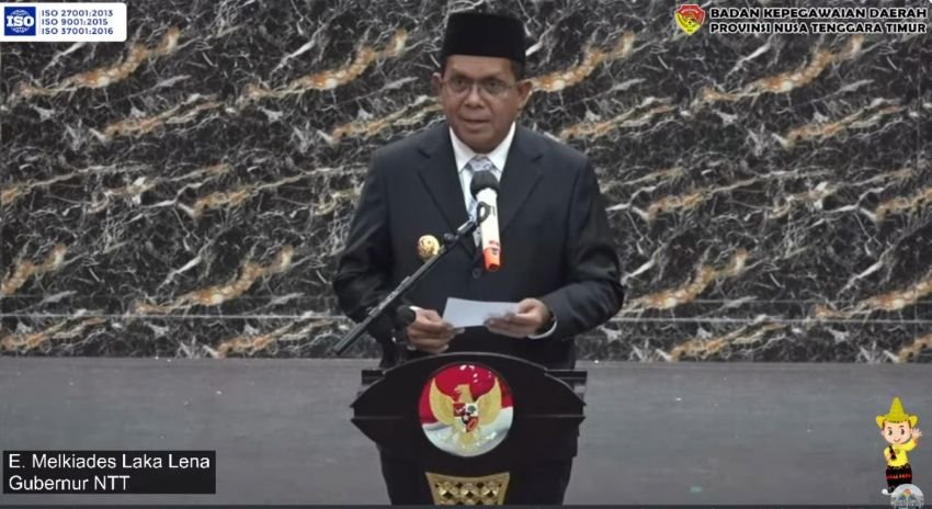 Pelantikan 104 Kepsek, Gubernur NTT Minta Fokus pada Peningkatan Mutu Pendidikan