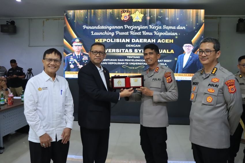 Sinergi Polri dan Universitas Syiah Kuala, Pusat Riset Ilmu Kepolisian Dilaunching