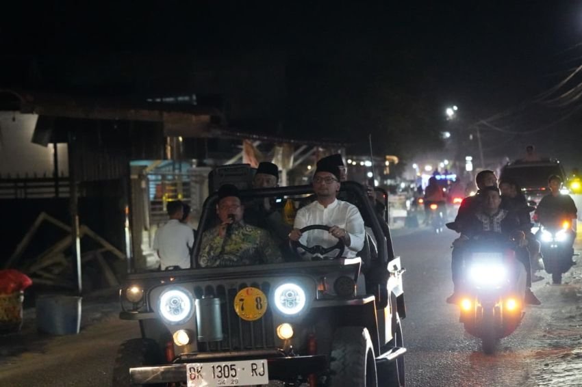 Malam Takbiran di Labusel Berlangsung Meriah, Bupati Ajak Perkuat Kebersamaan