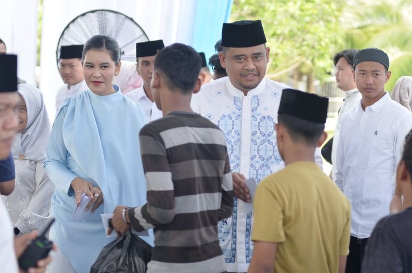 Gubernur Bobby Nasution Gelar Open House Idulfitri, Masyarakat Medan Sambut Antusias