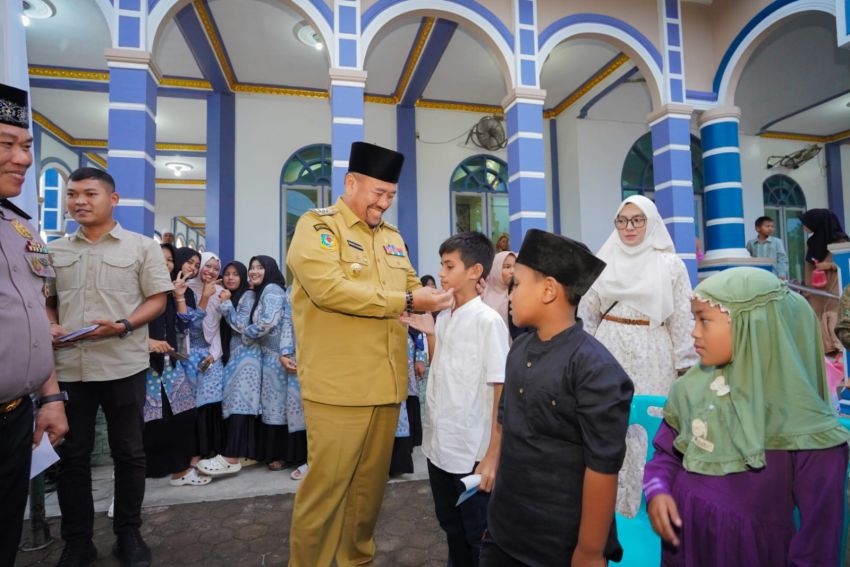 Pererat Silaturahmi, Bupati Baharuddin Safari Ramadhan ke - 6 di Desa Sei Balai