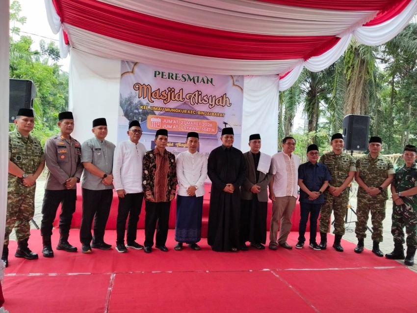 Mayjen Dodi Triwinarto Resmikan Masjid Aisyah di Binjai, Tekankan Peran Sosial Keagamaan