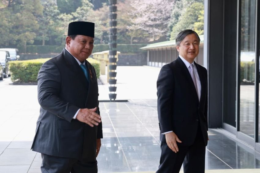 Presiden Prabowo Subianto Disambut Kaisar Naruhito dalam Kunjungan Kenegaraan ke Jepang