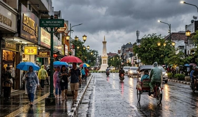 Hujan Sedang Guyur Kulon Progo dan Sleman, Sebagian Wilayah DIY Diguyur Hujan Ringan