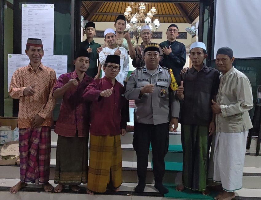 Menjaga Harmoni, Bhabinkamtibmas Sumerta Kauh Sambang Yayasan Nurussalam Jelang Nyepi dan Idul Fitri