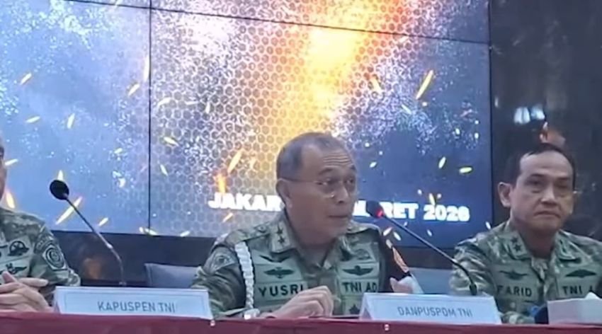 4 Terduga Pelaku Penyiraman Air Keras Andrie Yunus: Anggota TNI Pangkat Kapten hingga Letnan dari AL dan AU Ditangkap