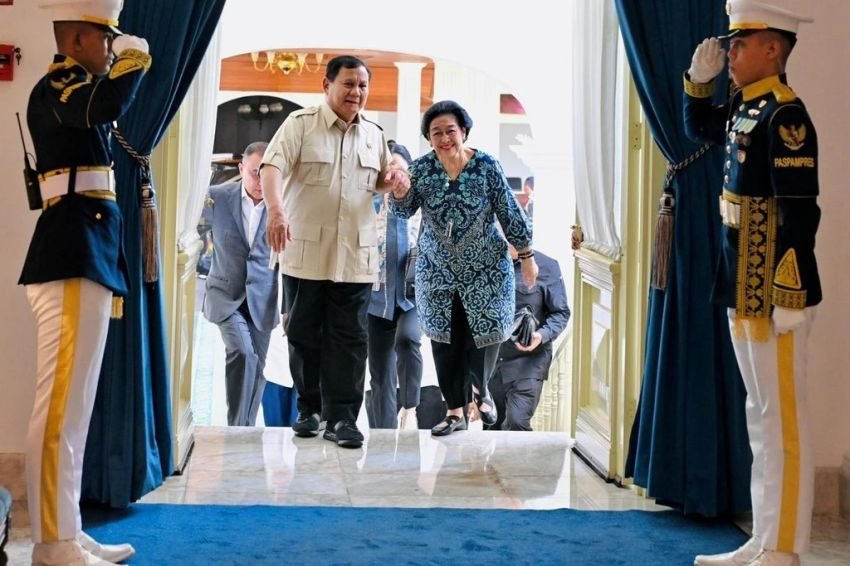 Kehangatan Silaturahmi Prabowo-Megawati di Istana Merdeka, Momen Spesial Menjelang Idul Fitri
