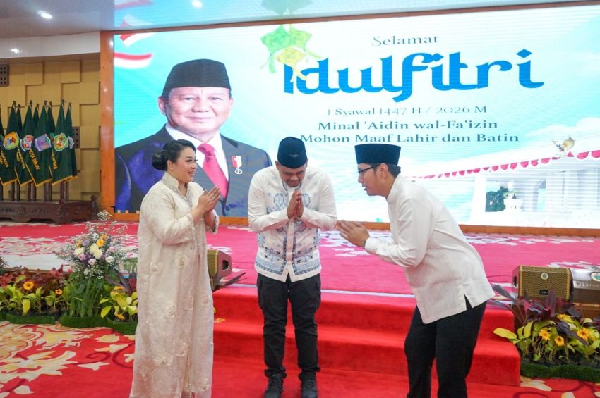 Wali Kota Medan Rico Waas Hadiri Open House Idulfitri Gubernur Bobby, Tunjukkan Sinergi Pemimpin Daerah