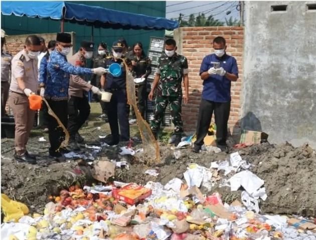 Balai Karantina Sumut Musnahkan 5 Ton Mangga Dari Vietnam