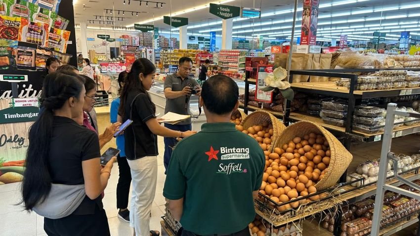 Satgas Saber Pangan Polda Bali Lakukan Sidak Pasar untuk Memastikan Ketersediaan dan Stabilitas Harga