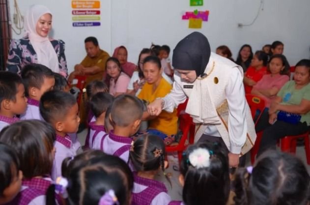 Bunda PAUD Labusel Gaungkan Gerakan Serentak Masuk PAUD, Tekankan Pentingnya Parenting untuk Generasi Emas