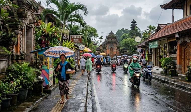 Hujan Guyur Hampir Seluruh Bali, BMKG Imbau Waspada Cuaca Ekstrem