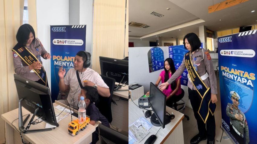 Satpas SIM Polresta Denpasar Tingkatkan Layanan, Beri Pendampingan Humanis dan Profesional