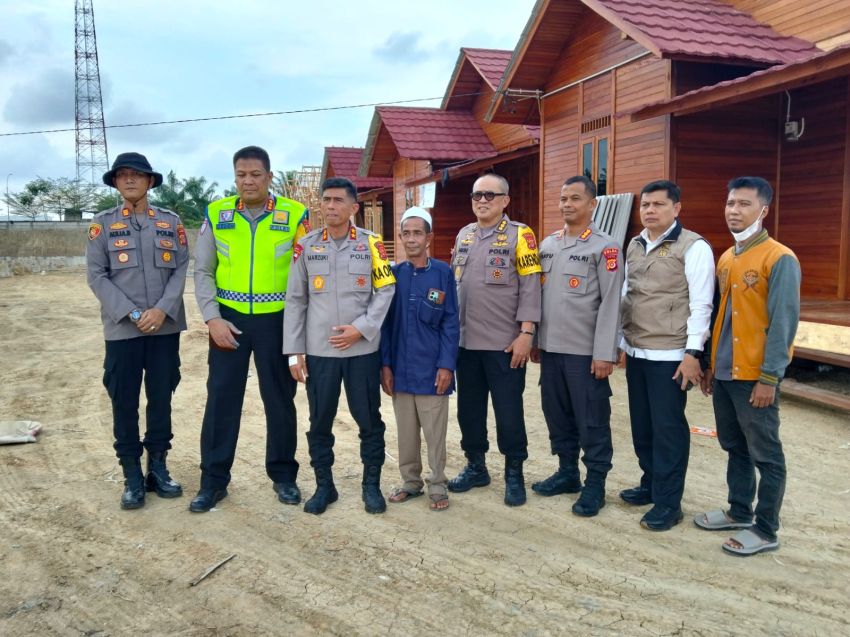 Kapolda Aceh Pastikan Pembangunan Huntap Polri di Aceh Tamiang Selesai Tepat Waktu