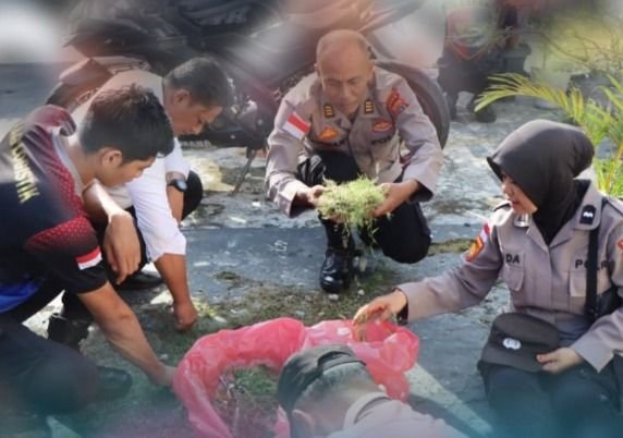 Polres Aceh Selatan Gelar Kurve Dukung Gerakan Indonesia Asri, Lingkungan Mako Bersih dan Rapi