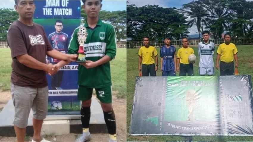 Laga Sengit Perempat Final, SSB Harapan Putra Tahan Tekanan Kalong FC dan Menang 3-0 di Adu Penalti