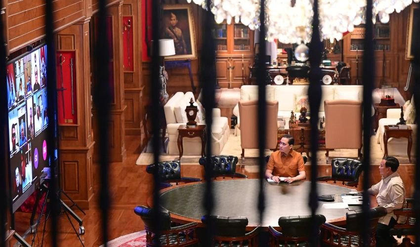 Prabowo Pimpin Rapat Virtual, Menteri Diminta Tancap Gas Atasi Tantangan Ekonomi dan Energi