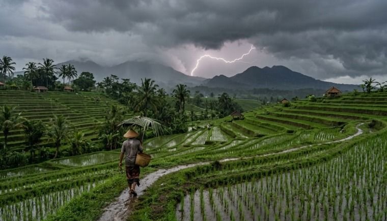 Cuaca Hari Ini: Hujan Ringan hingga Petir di Beberapa Wilayah Bali