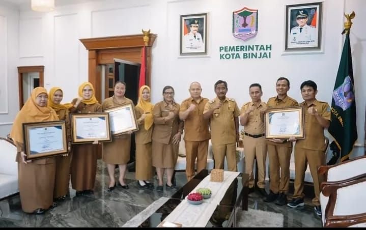 Advokasi Hukum &ldquo;On the Track&rdquo;, Pemko Binjai Raih Empat Penghargaan dari Kemenkum Sumut