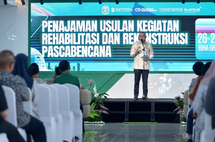 Pemprov Sumut Sinkronkan Lima Sektor Prioritas Pascabencana, Tekankan Pembangunan Tangguh