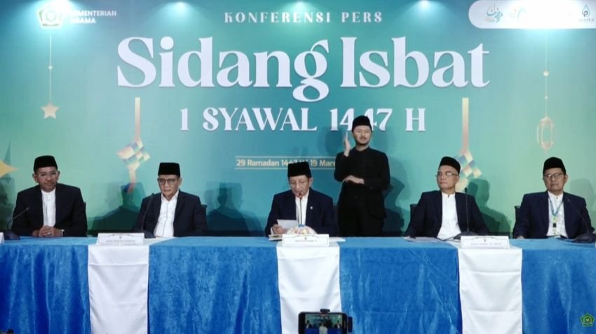 Pemerintah Tetapkan 1 Syawal 1447 H Jatuh pada Sabtu, 21 Maret 2026