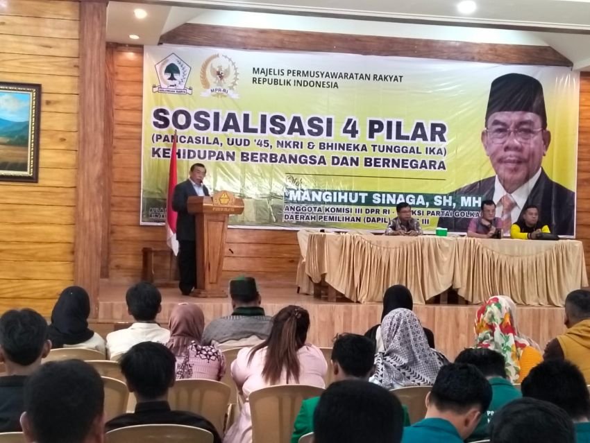 Mangihut Sinaga Ajak Generasi Muda Binjai Amalkan 4 Pilar Kebangsaan untuk Jaga Keutuhan NKRI, Soroti Ancaman Narkoba