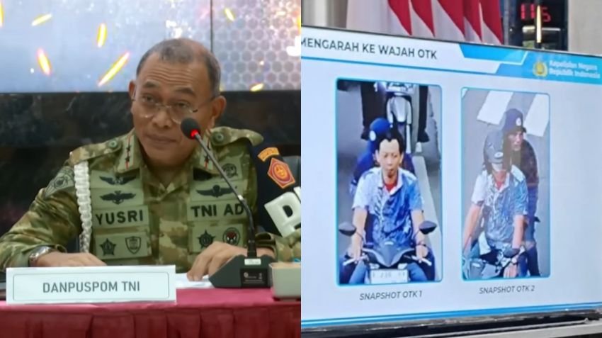 Poin-Poin Penting Pernyataan TNI tentang 4 Tentara Terduga Penyiram Air Keras Aktivis Andrie Yunus