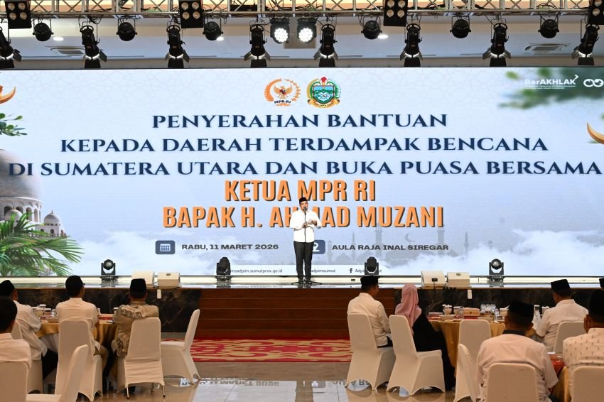 Ketua MPR RI Ahmad Muzani Salurkan 5.000 Paket Bantuan untuk Korban Bencana di Sumatera Utara, Bobby Nasution Harap Pulihkan Semangat Warga