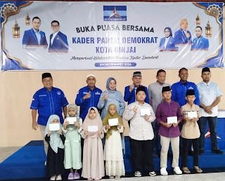 Partai Demokrat Kota Binjai Gelar Buka Puasa Bersama dan Santuni 60 Anak Yatim